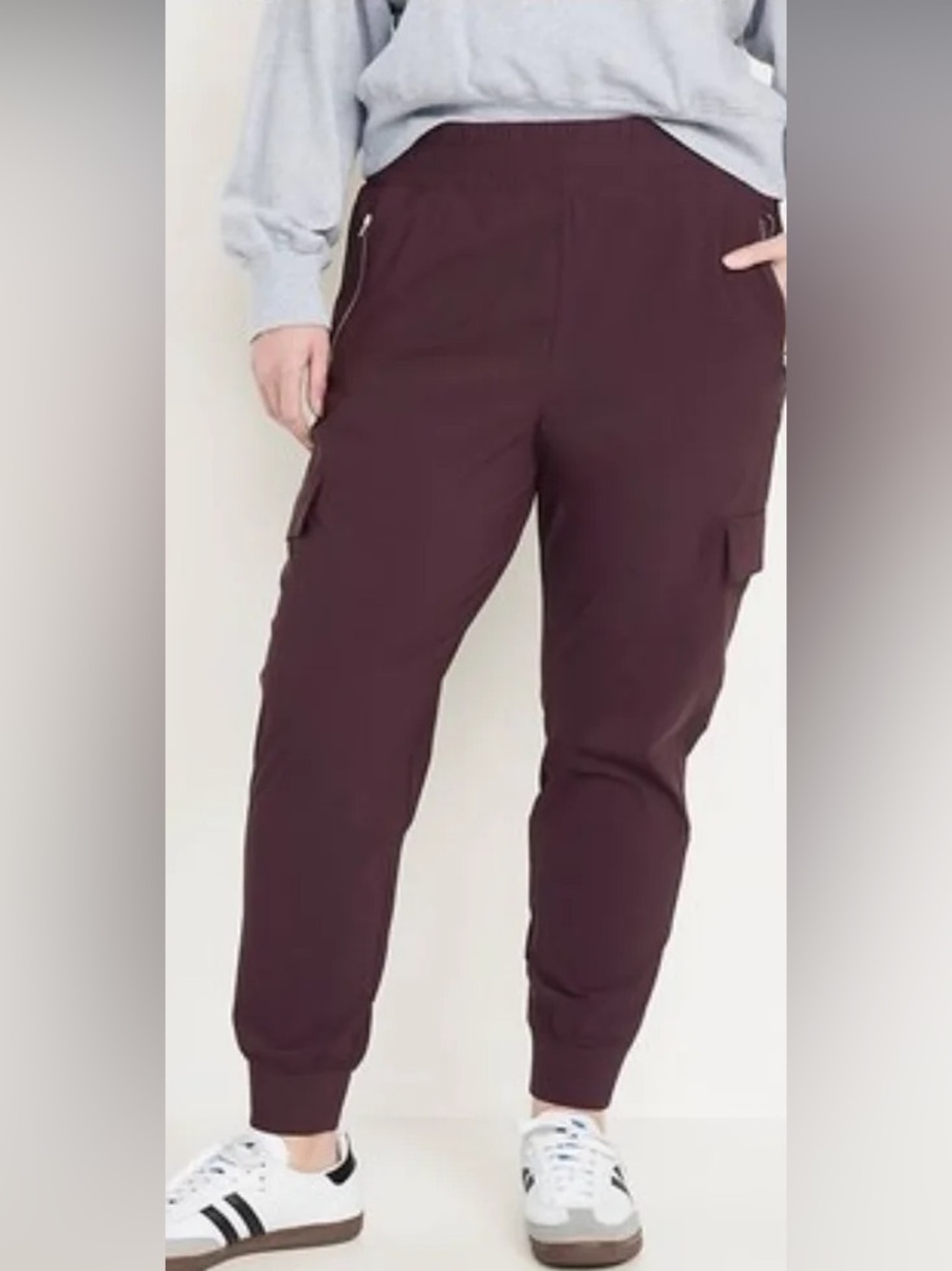 Old Navy High-Waisted SleekTech Cargo Joggers | Size L